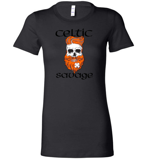 Celtic Savage Logo Irish T-shirt ladies