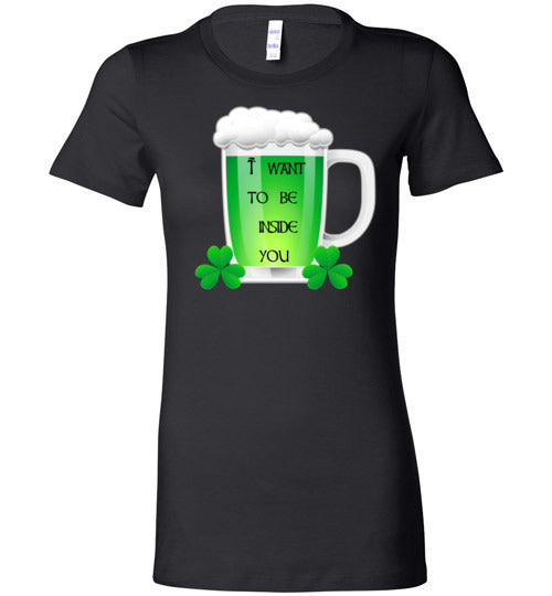 Irish green Beer  - St Patrick's Day T-Shirt ladies