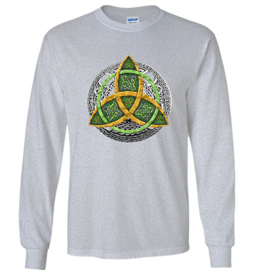 Irish trinity medallion T-shirt long sleeve