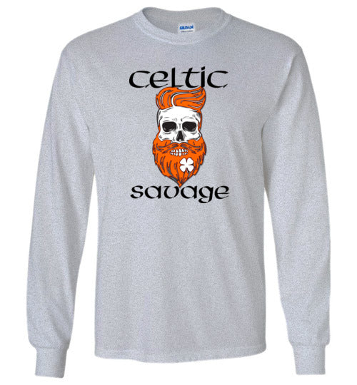 Celtic Savage Logo Irish T-shirt long sleeve